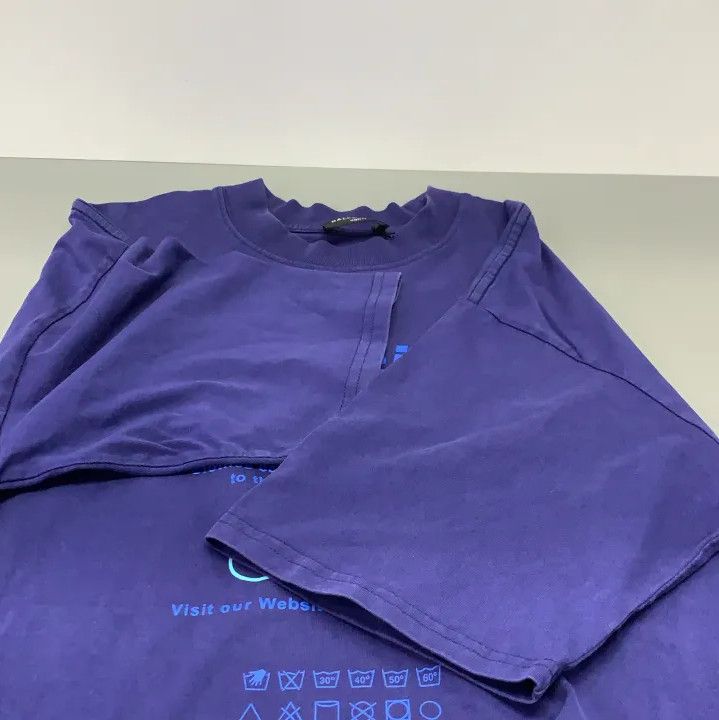 Balenciaga Balenciaga Retro Letter Print Loose Short Sleeve Tee Size US XXS / EU 40 - 15 Thumbnail