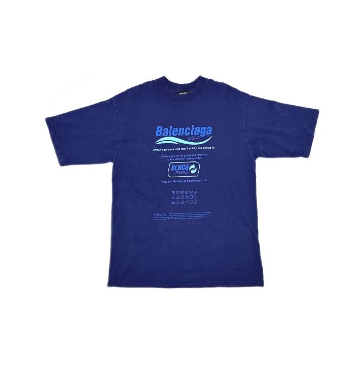 Balenciaga Balenciaga Retro Letter Print Loose Short Sleeve Tee Size US XXS / EU 40 - 2 Thumbnail
