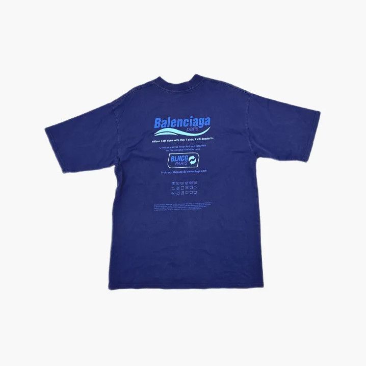 Balenciaga Balenciaga Retro Letter Print Loose Short Sleeve Tee Size US XXS / EU 40 - 3 Thumbnail