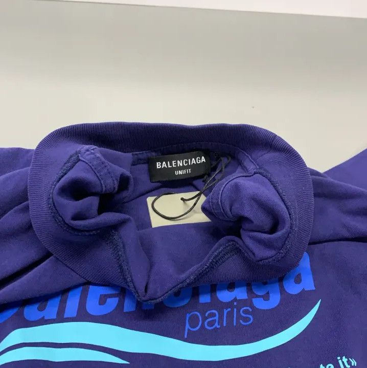 Balenciaga Balenciaga Retro Letter Print Loose Short Sleeve Tee Size US XXS / EU 40 - 13 Thumbnail