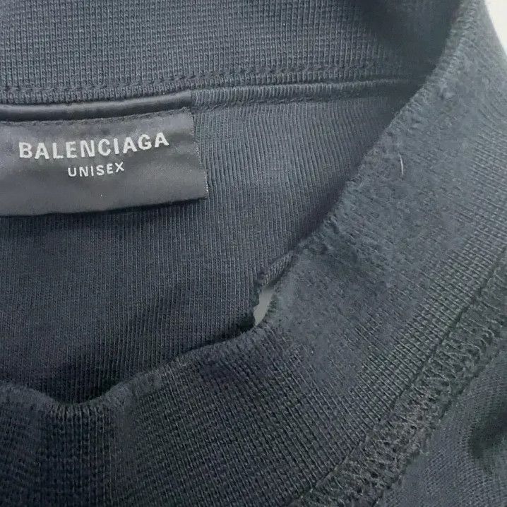 Balenciaga Balenciaga Black Logo Oversized Short Sleeve T-shirt Size US S / EU 44-46 / 1 - 12 Thumbnail