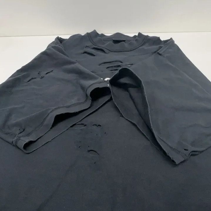 Balenciaga Balenciaga Black Logo Oversized Short Sleeve T-shirt Size US S / EU 44-46 / 1 - 17 Thumbnail