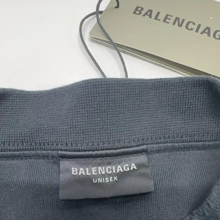 Balenciaga Balenciaga Black Logo Oversized Short Sleeve T-shirt Size US S / EU 44-46 / 1 - 10 Thumbnail