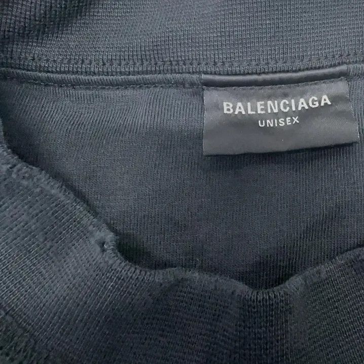 Balenciaga Balenciaga Black Logo Oversized Short Sleeve T-shirt Size US S / EU 44-46 / 1 - 11 Thumbnail