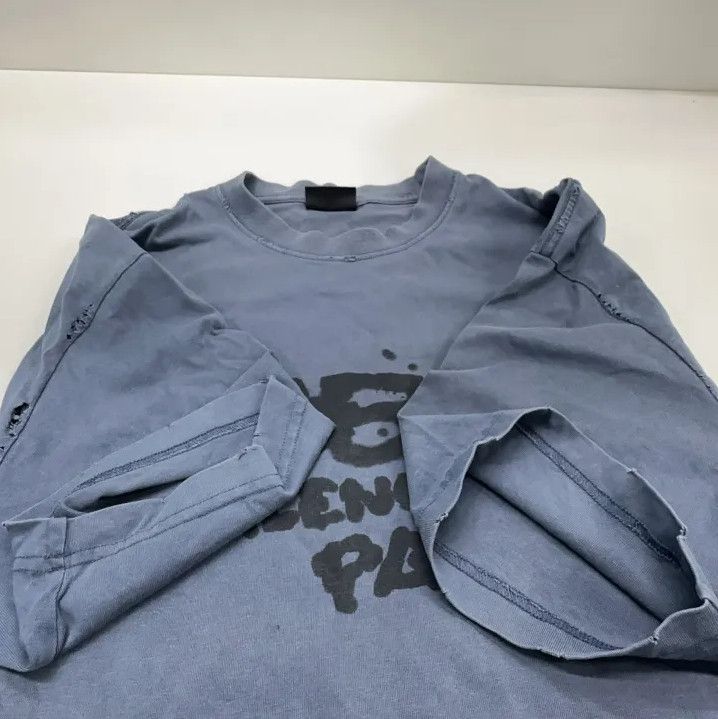 Balenciaga Balenciaga Hand Drawn BB Icon T-Shirt Size US S / EU 44-46 / 1 - 9 Thumbnail