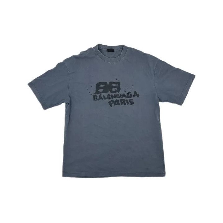 Balenciaga Balenciaga Hand Drawn BB Icon T-Shirt Size US S / EU 44-46 / 1 - 2 Thumbnail