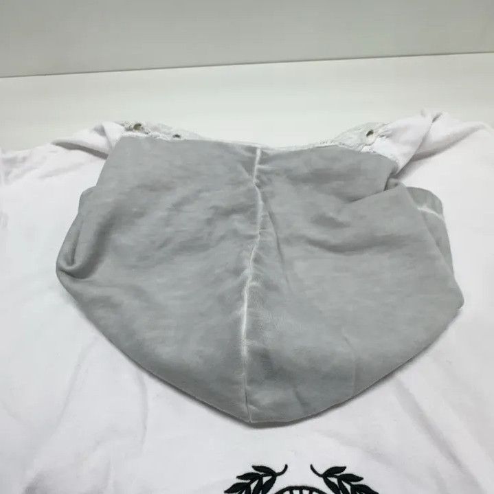 Balenciaga Balenciaga White Logo Graphic Hoodie for Men Size US M / EU 48-50 / 2 - 7 Thumbnail
