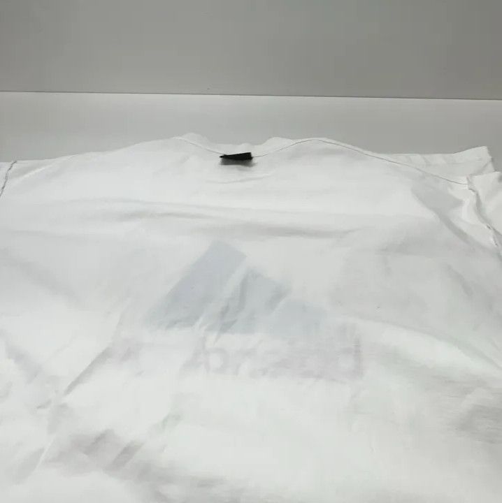 Balenciaga Balenciaga x Adidas White Logo Embroidered T-Shirt Size US M / EU 48-50 / 2 - 11 Thumbnail