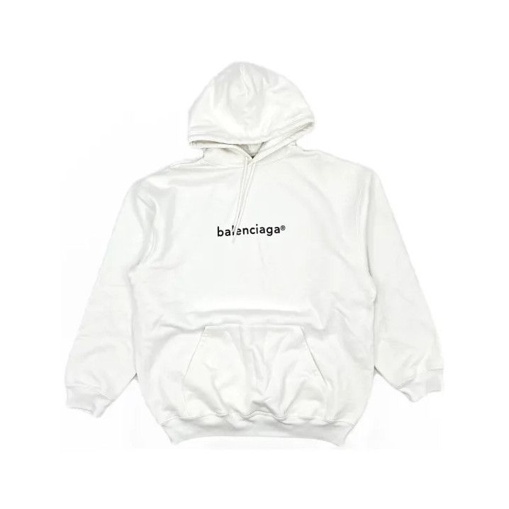 Balenciaga Balenciaga Oversized White Hoodie for Men Size US S / EU 44-46 / 1 - 2 Thumbnail