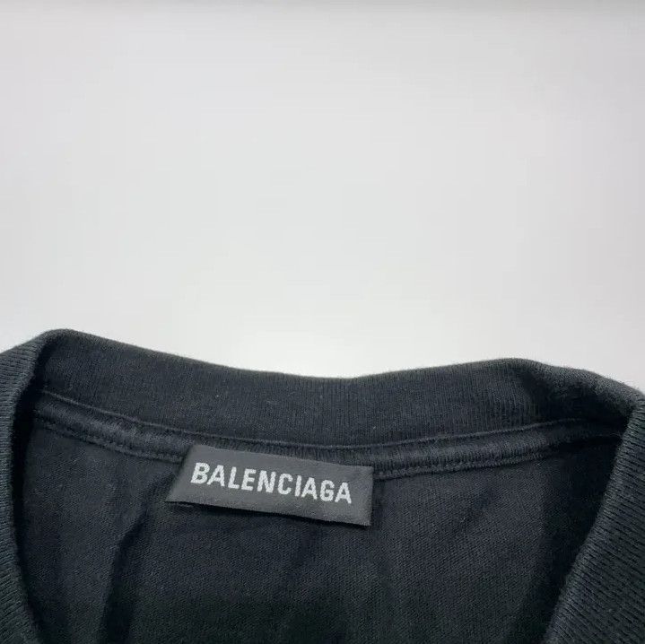 Balenciaga Balenciaga Vintage Logo Print Black Short Sleeve T-Shirt Size US M / EU 48-50 / 2 - 4 Thumbnail