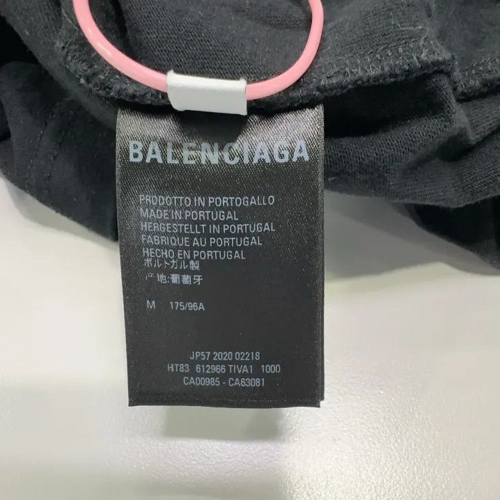 Balenciaga Balenciaga Vintage Logo Print Black Short Sleeve T-Shirt Size US M / EU 48-50 / 2 - 6 Thumbnail