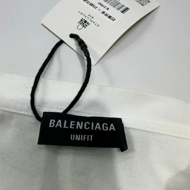 Balenciaga Balenciaga x PlayStation White Graphic Tee Size US S / EU 44-46 / 1 - 6 Thumbnail