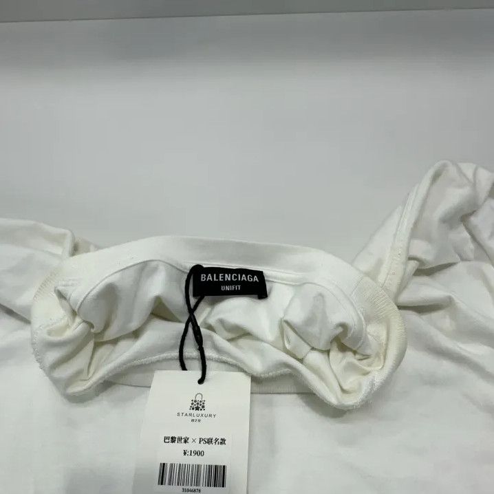 Balenciaga Balenciaga x PlayStation White Graphic Tee Size US S / EU 44-46 / 1 - 7 Thumbnail