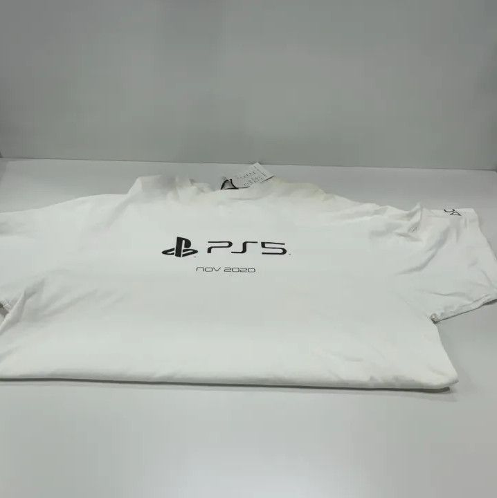 Balenciaga Balenciaga x PlayStation White Graphic Tee Size US S / EU 44-46 / 1 - 8 Thumbnail