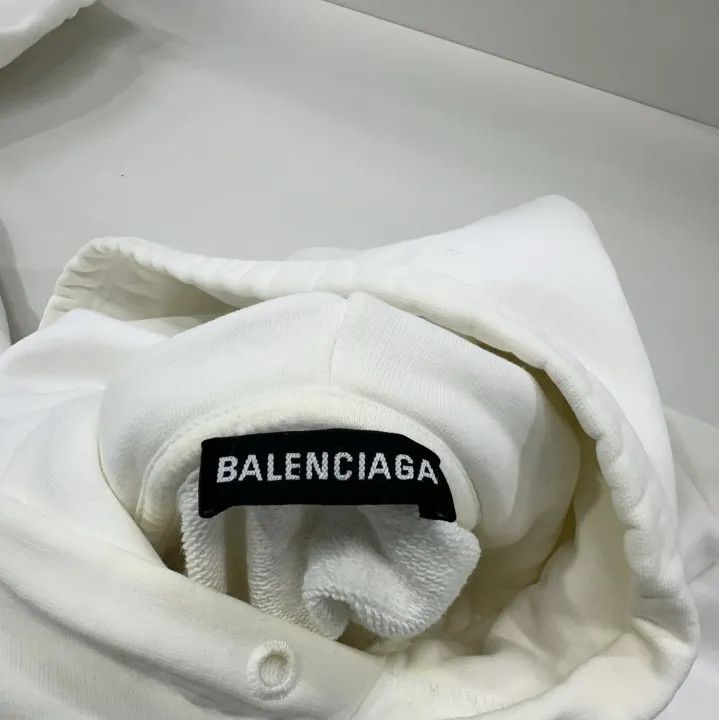 Balenciaga Balenciaga Oversized Logo Hoodie for Men Size US M / EU 48-50 / 2 - 5 Thumbnail