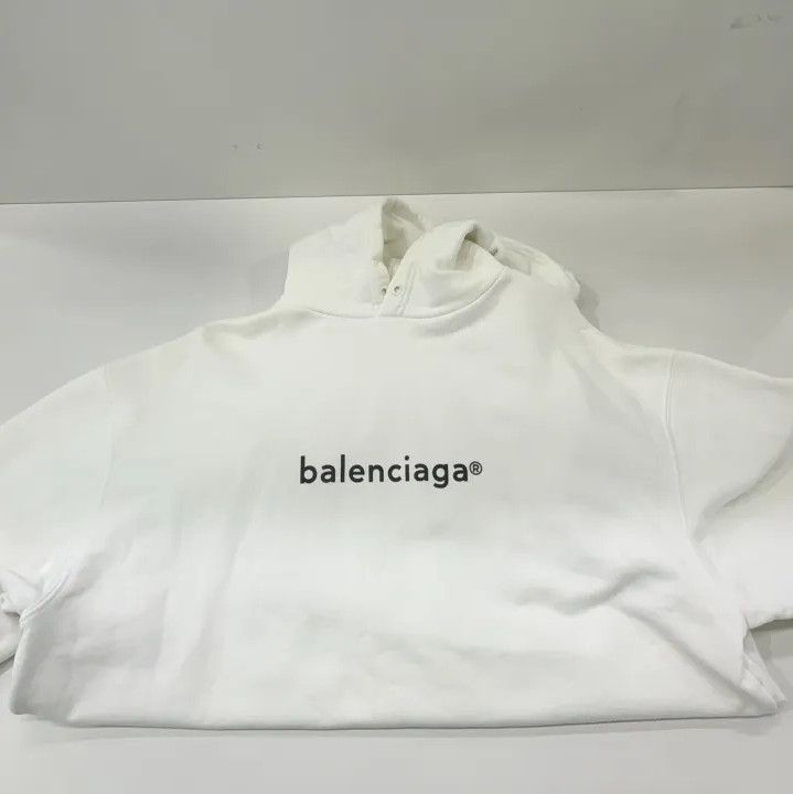 Balenciaga Balenciaga Oversized Logo Hoodie for Men Size US M / EU 48-50 / 2 - 11 Thumbnail