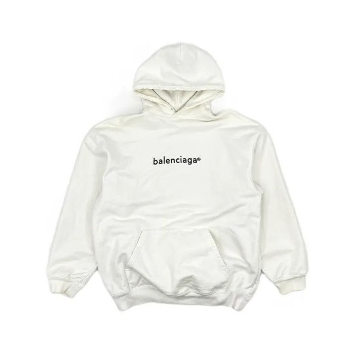 Balenciaga Balenciaga Oversized Logo Hoodie for Men Size US M / EU 48-50 / 2 - 2 Thumbnail