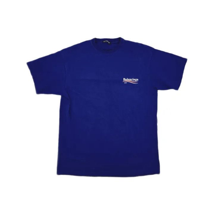 Balenciaga Balenciaga Purple Logo Embroidered T-Shirt Size US XS / EU 42 / 0 - 2 Thumbnail