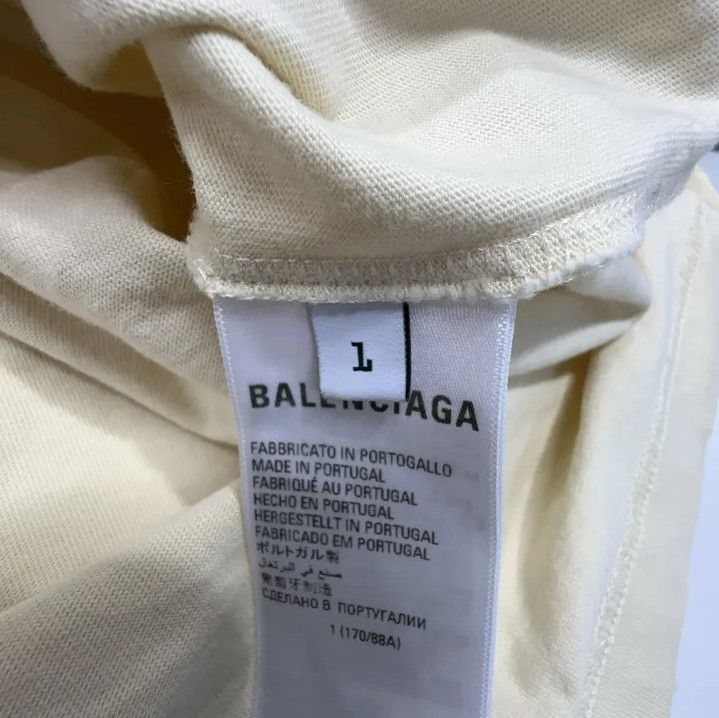 Balenciaga Balenciaga Color Block Logo Long Sleeve T-Shirt Size US M / EU 48-50 / 2 - 4 Thumbnail