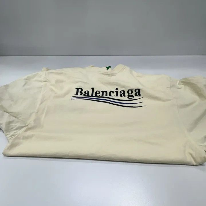 Balenciaga Balenciaga Color Block Logo Long Sleeve T-Shirt Size US M / EU 48-50 / 2 - 9 Thumbnail