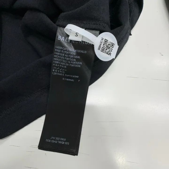Balenciaga Balenciaga Black Logo Long Sleeve T-Shirt Size US S / EU 44-46 / 1 - 3 Thumbnail