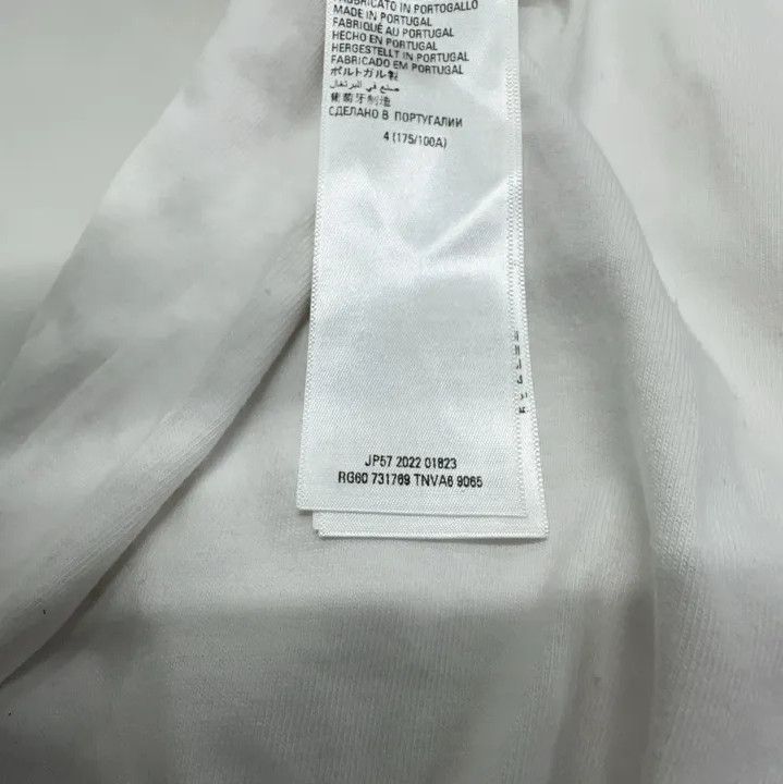 Balenciaga Balenciaga x Adidas Logo Embroidered White T-Shirt Size US M / EU 48-50 / 2 - 6 Thumbnail