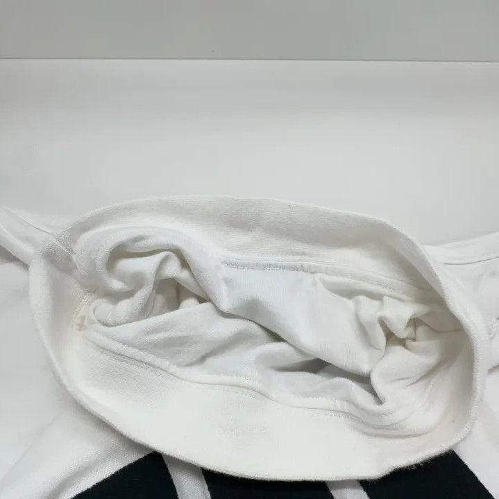 Balenciaga Balenciaga x Adidas Logo Embroidered White T-Shirt Size US M / EU 48-50 / 2 - 7 Thumbnail
