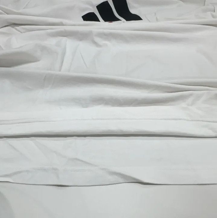 Balenciaga Balenciaga x Adidas Logo Embroidered White T-Shirt Size US M / EU 48-50 / 2 - 8 Thumbnail
