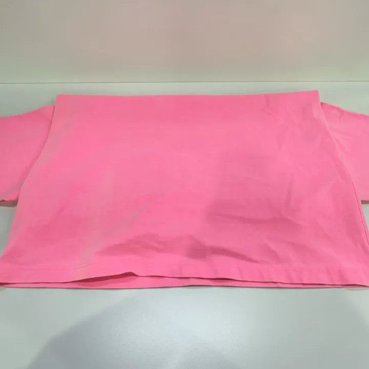 Balenciaga Balenciaga Logo Print Pink Cotton T-Shirt Size US S / EU 44-46 / 1 - 7 Thumbnail