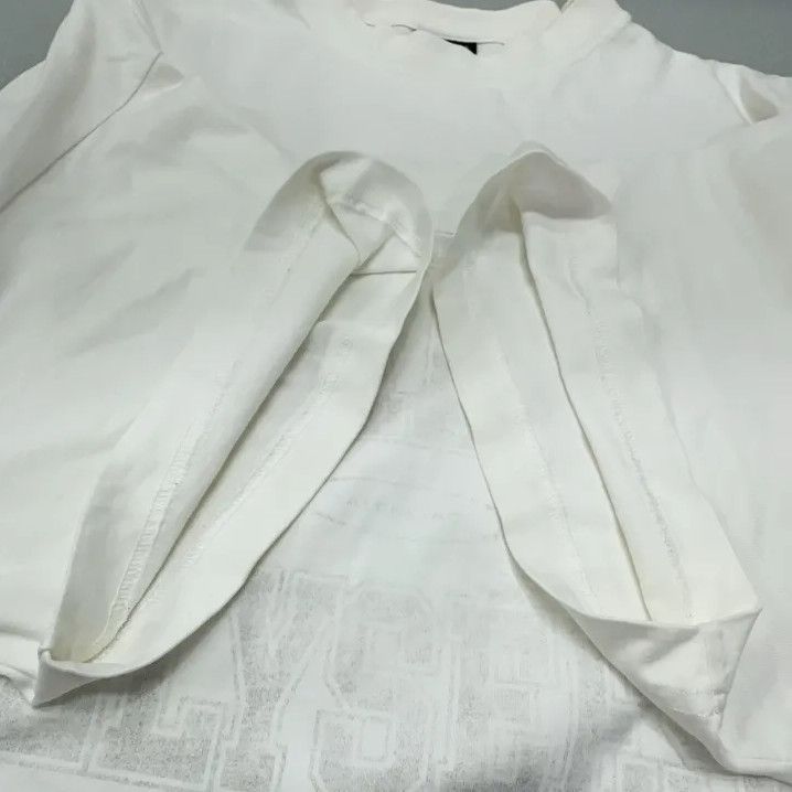 Balenciaga Balenciaga FW24 White Graphic Oversized T-Shirt Size US L / EU 52-54 / 3 - 8 Thumbnail