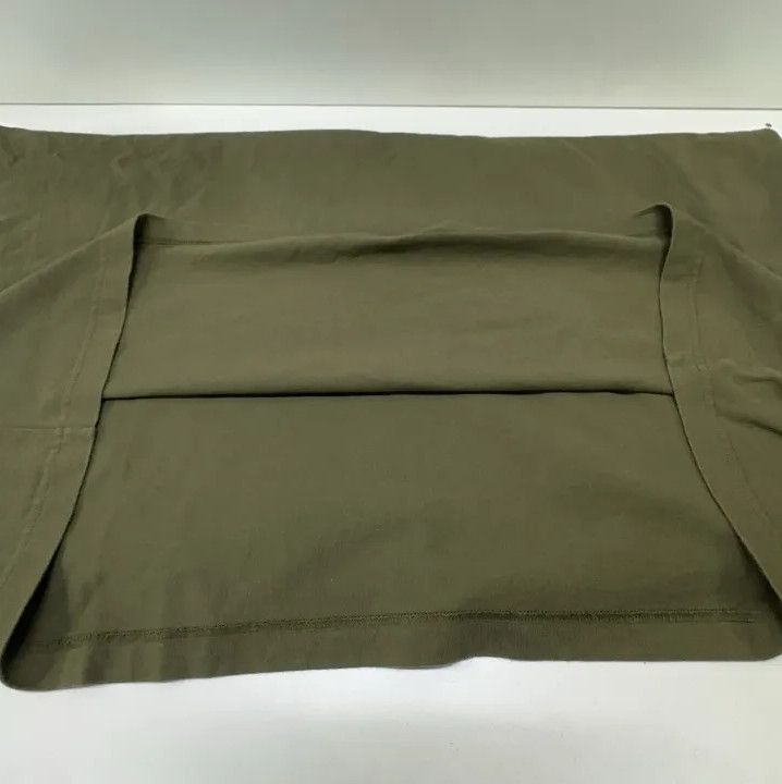 Balenciaga Balenciaga Logo Print Oversized Military Green T-shirt Size US L / EU 52-54 / 3 - 11 Thumbnail