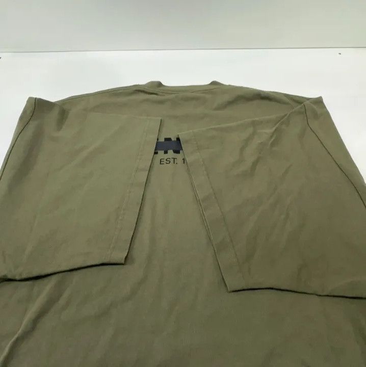 Balenciaga Balenciaga Logo Print Oversized Military Green T-shirt Size US L / EU 52-54 / 3 - 12 Thumbnail