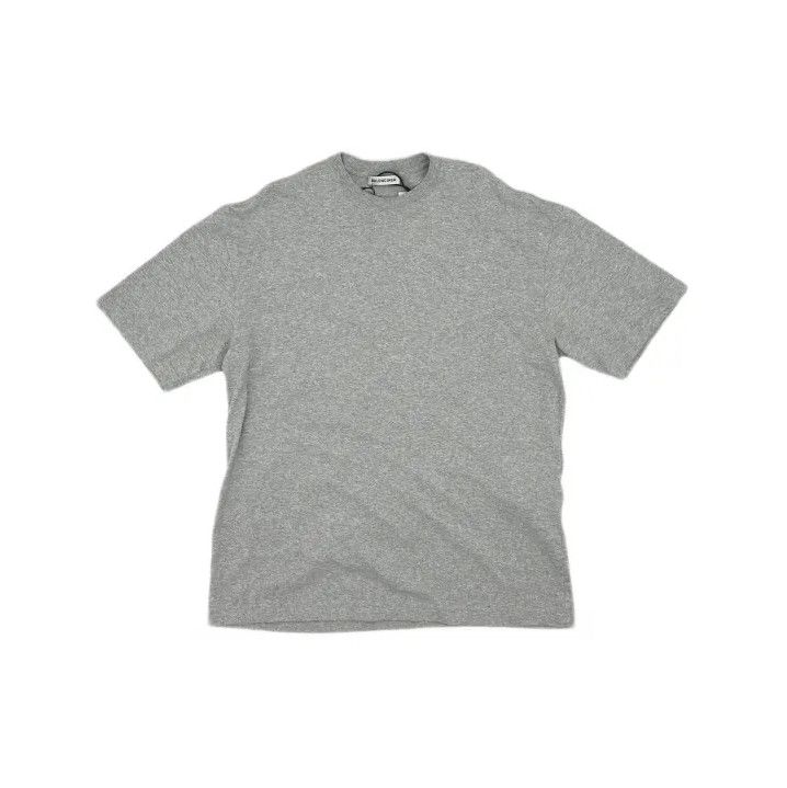 Balenciaga Balenciaga Gray Logo Embroidered Short Sleeve T-Shirt Size US XS / EU 42 / 0 - 2 Thumbnail