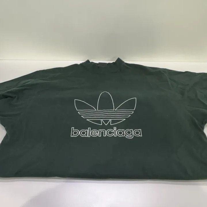Balenciaga Balenciaga x Adidas Original Logo Tee Size US M / EU 48-50 / 2 - 10 Thumbnail