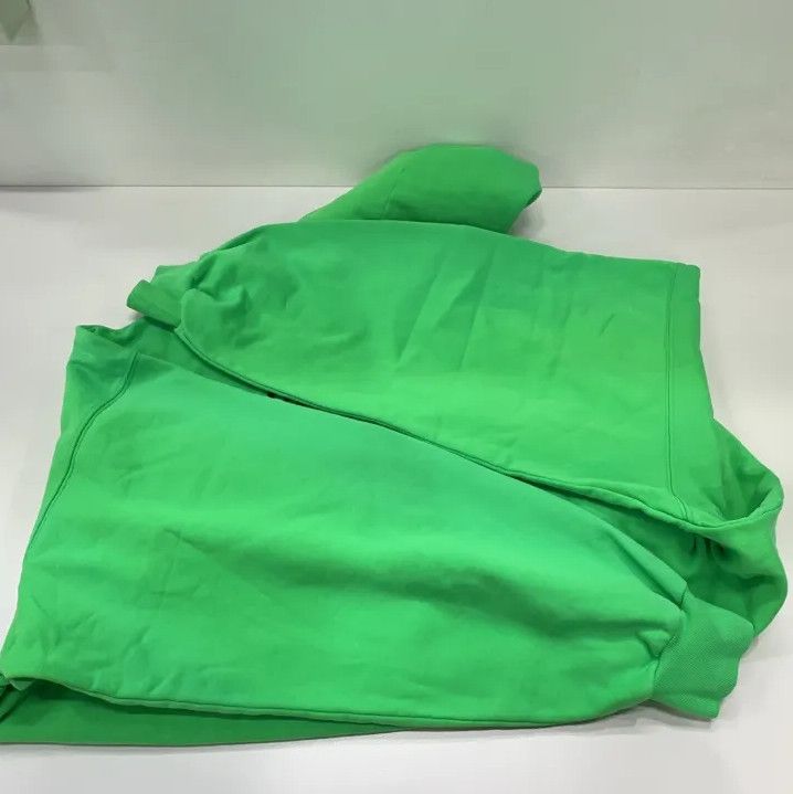 Balenciaga Balenciaga Logo Print Hooded Sweatshirt in Green Size US M / EU 48-50 / 2 - 12 Thumbnail