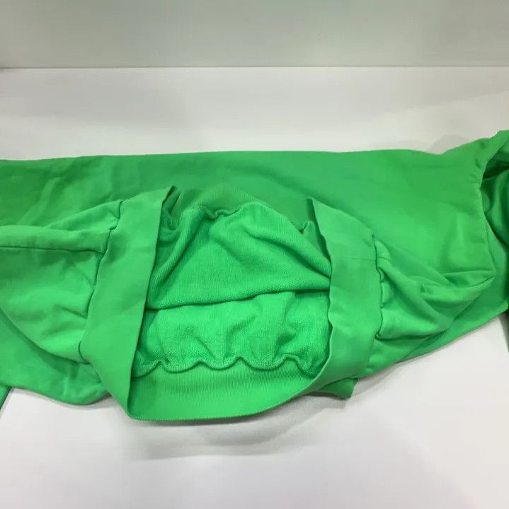 Balenciaga Balenciaga Logo Print Hooded Sweatshirt in Green Size US M / EU 48-50 / 2 - 10 Thumbnail