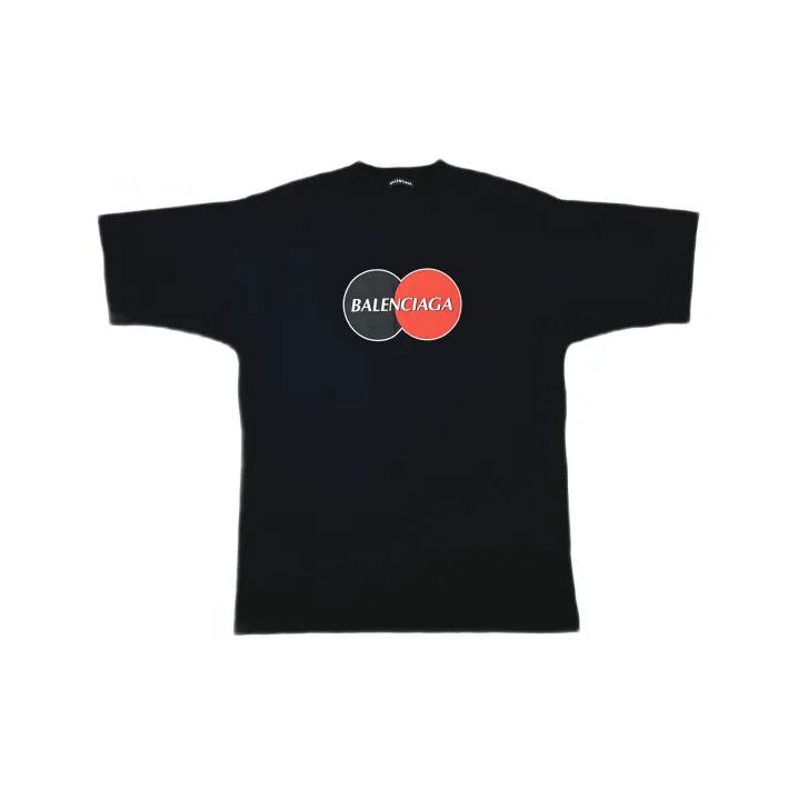 Balenciaga Balenciaga Black Logo Print Oversized T-Shirt Size US XS / EU 42 / 0 - 2 Thumbnail