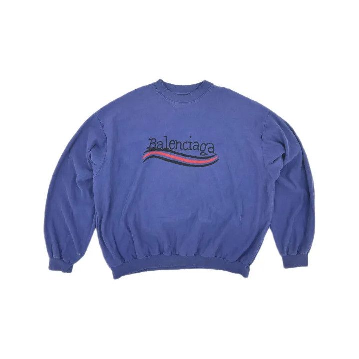 Balenciaga Balenciaga SS23 Logo Graphic Long Sleeve Sweatshirt Size US M / EU 48-50 / 2 - 2 Thumbnail