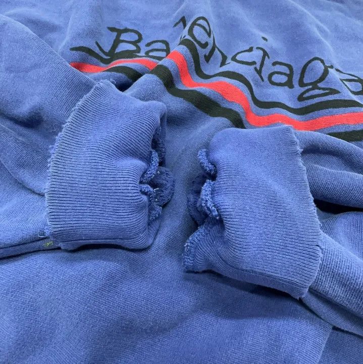Balenciaga Balenciaga SS23 Logo Graphic Long Sleeve Sweatshirt Size US M / EU 48-50 / 2 - 12 Thumbnail