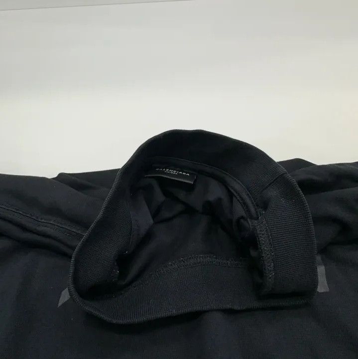 Balenciaga Balenciaga Black Logo Long Sleeve T-Shirt Size US L / EU 52-54 / 3 - 9 Thumbnail