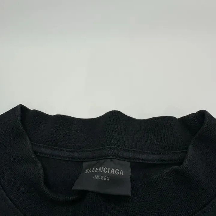 Balenciaga Balenciaga Black Logo Long Sleeve T-Shirt Size US L / EU 52-54 / 3 - 8 Thumbnail