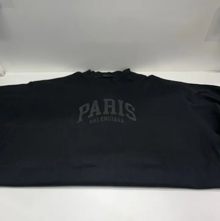 Balenciaga Balenciaga Black Logo Long Sleeve T-Shirt Size US L / EU 52-54 / 3 - 10 Thumbnail