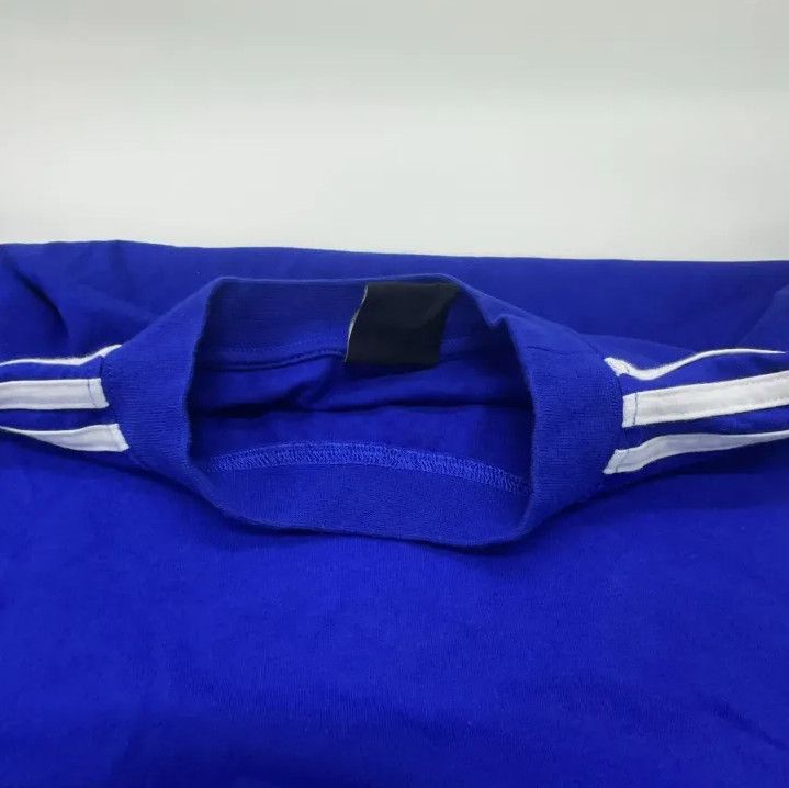 Balenciaga Balenciaga x Adidas Blue Graphic Long Sleeve T-Shirt Size US M / EU 48-50 / 2 - 7 Thumbnail