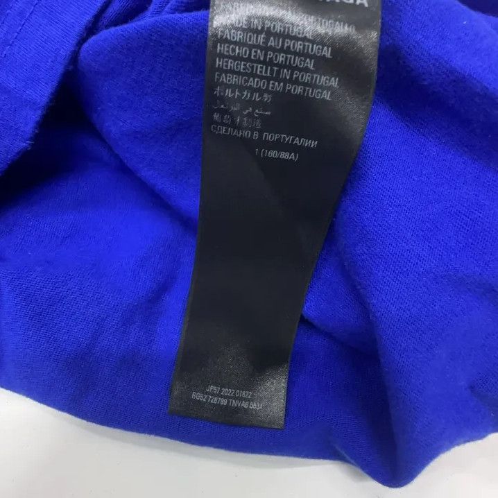 Balenciaga Balenciaga x Adidas Blue Graphic Long Sleeve T-Shirt Size US M / EU 48-50 / 2 - 6 Thumbnail