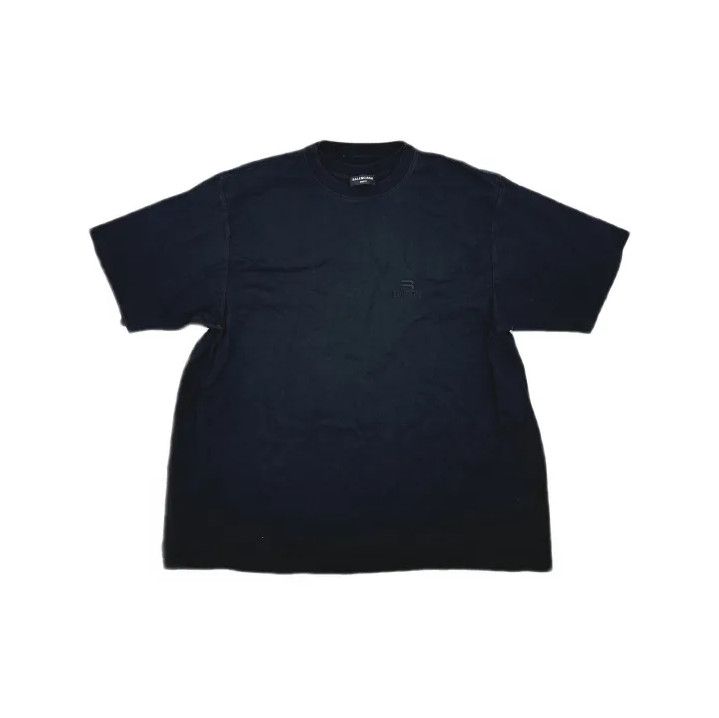 Balenciaga Balenciaga Black Logo Print Short Sleeve T-Shirt Size US XXS / EU 40 - 2 Thumbnail