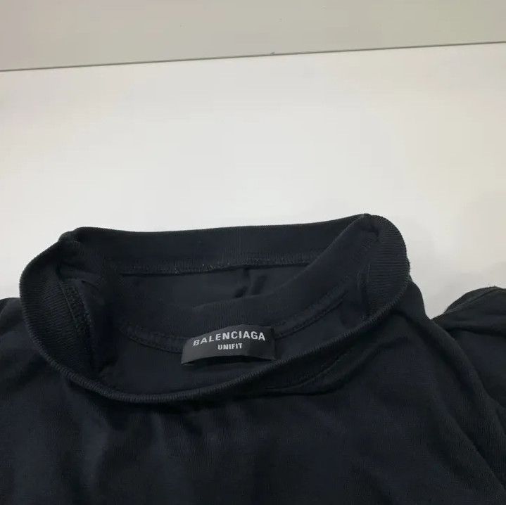 Balenciaga Balenciaga Black Logo Print Short Sleeve T-Shirt Size US XXS / EU 40 - 6 Thumbnail