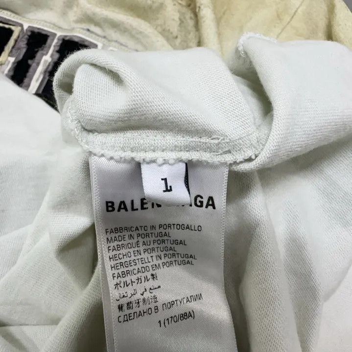 Balenciaga Balenciaga SS23 Embroidered Logo Short Sleeve Tee Size US M / EU 48-50 / 2 - 5 Thumbnail
