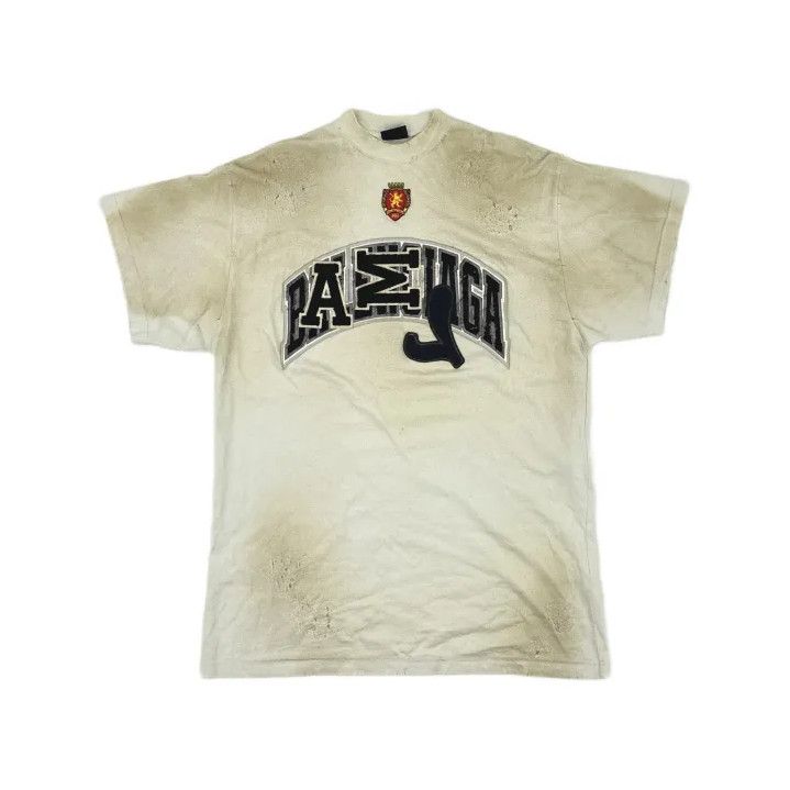 Balenciaga Balenciaga SS23 Embroidered Logo Short Sleeve Tee Size US M / EU 48-50 / 2 - 2 Thumbnail