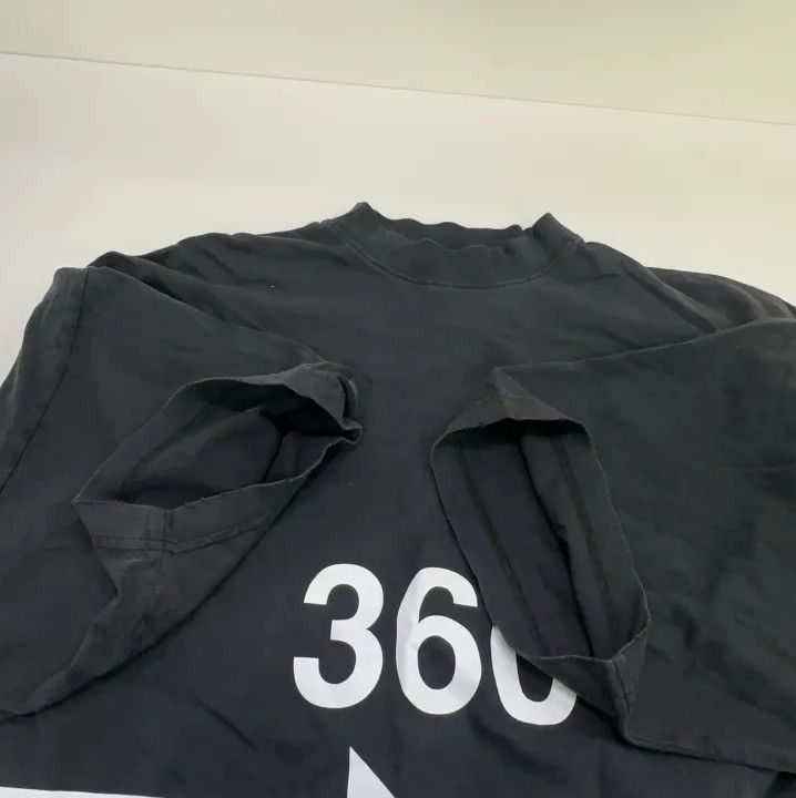 Balenciaga Balenciaga Black Graphic Batwing Short Sleeve T-Shirt Size US M / EU 48-50 / 2 - 8 Thumbnail