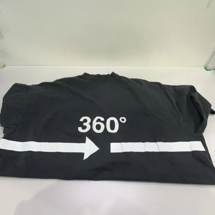 Balenciaga Balenciaga Black Graphic Batwing Short Sleeve T-Shirt Size US M / EU 48-50 / 2 - 11 Thumbnail